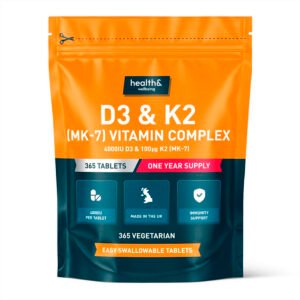 Health & wellbeing D3 & K2 (MK-7) VITAMIN COMPLEX 365 таблеток