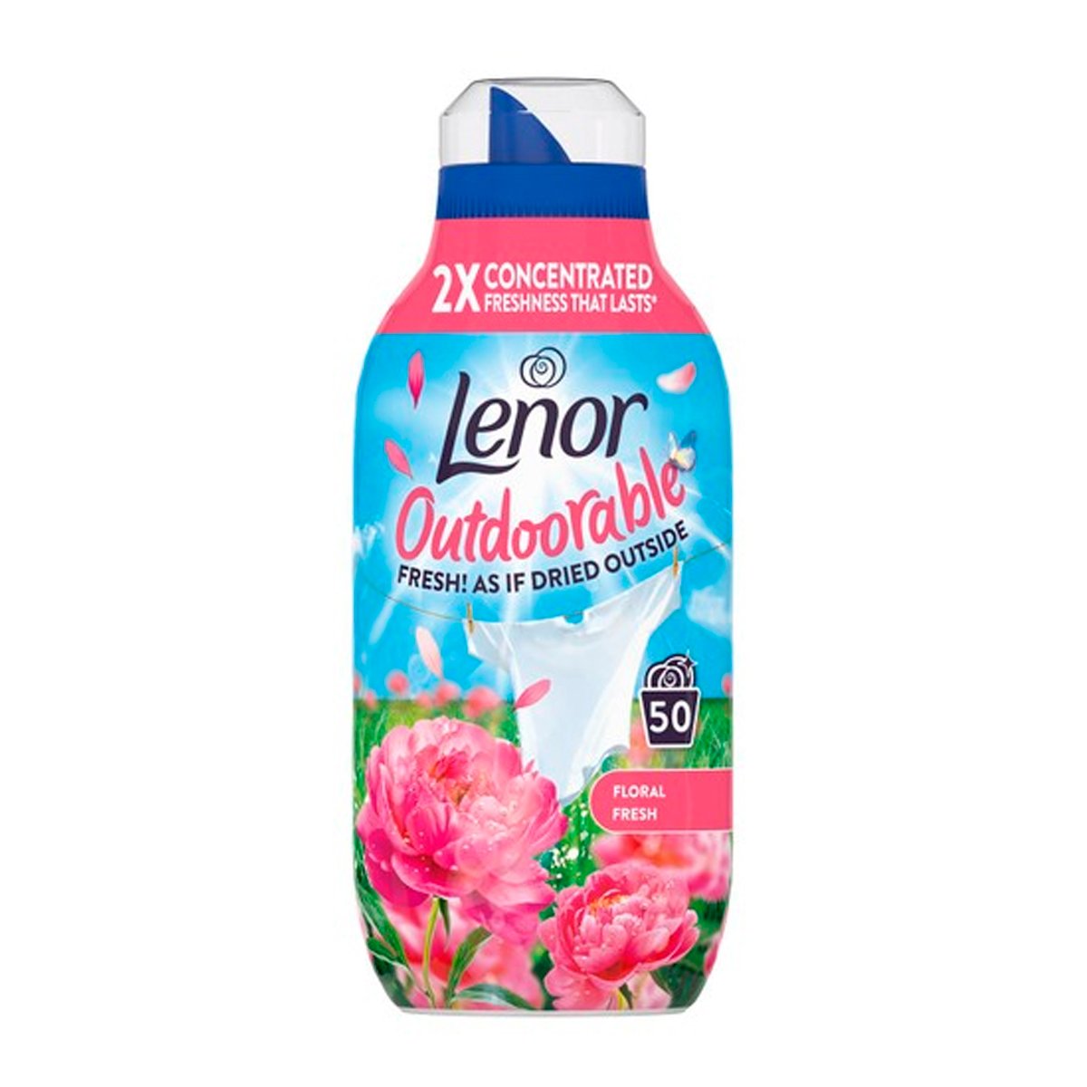 Кондиционер для белья Lenor Fabric Conditioner Outdoorable Floral Fresh 50 Washes