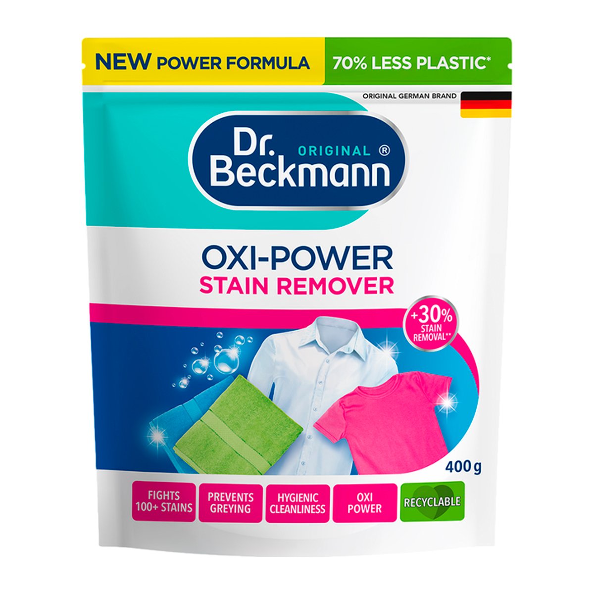 Пятновыводитель для цветных тканей Dr. Beckmann Original Oxi Power 400g Пятновыводитель для цветных тканей Dr. Beckmann Original Oxi Power 400g