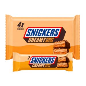 Шоколадные батончики Snickers Creamy Peanut Butter 146g