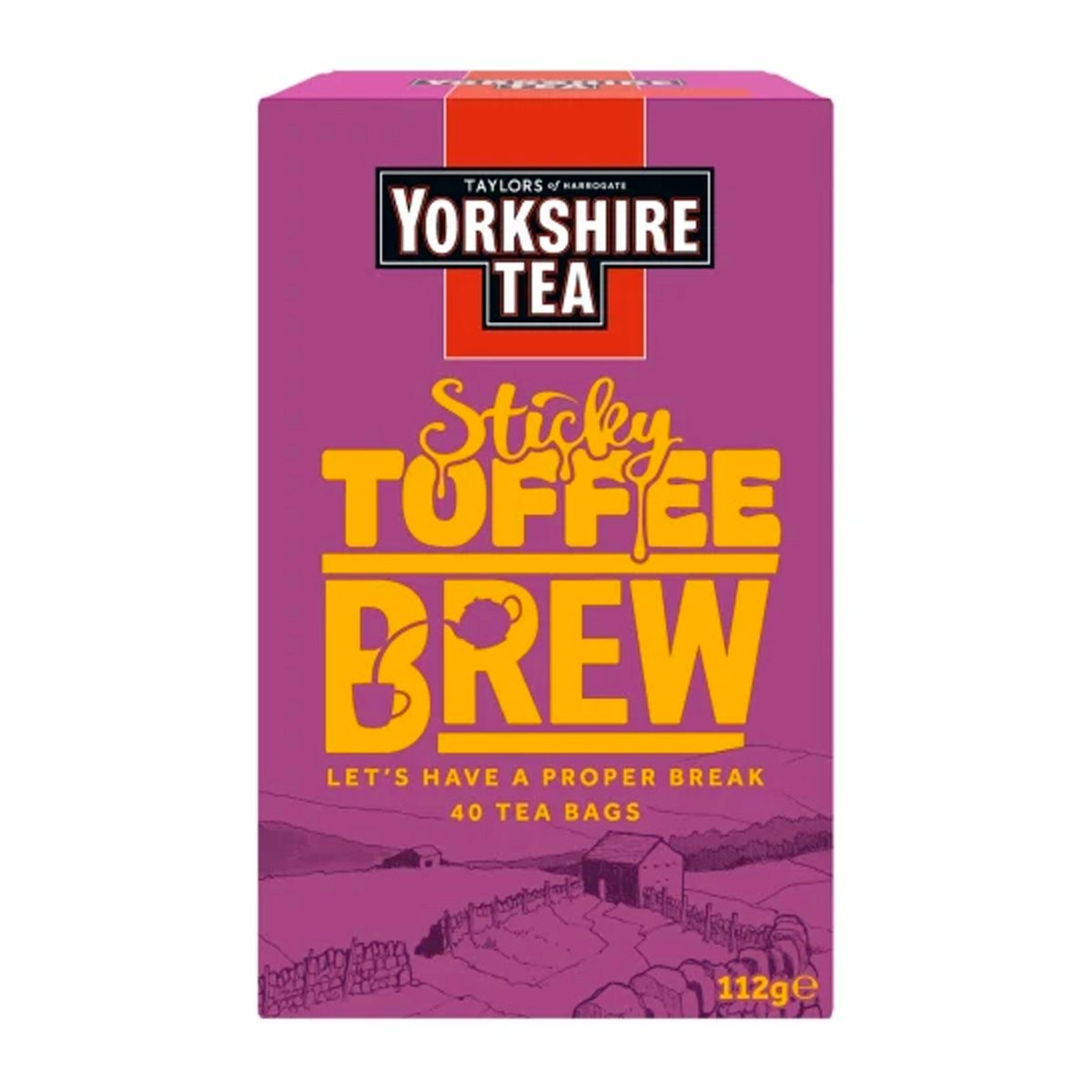 Чай Yorkshire Tea Sticky Toffee Brew 40 tea bags Чай Yorkshire Tea Sticky Toffee Brew 40 tea bags