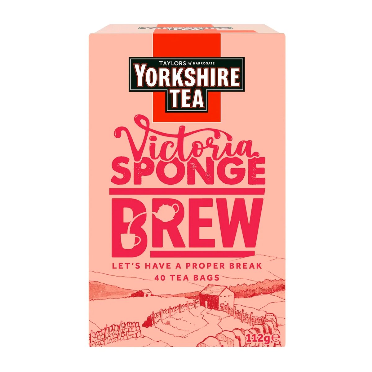 yorkshire Tea Victoria Sponge Brew 40 tea bags yorkshire Tea Victoria Sponge Brew 40 tea bags