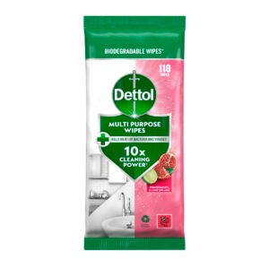 Dettol Multipurpose Wipes Pomegranate & Lime Splash 110 шт
