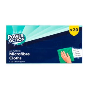 Салфетки Power Action Microfibre Cloths All Purpose 30 cm 20 шт