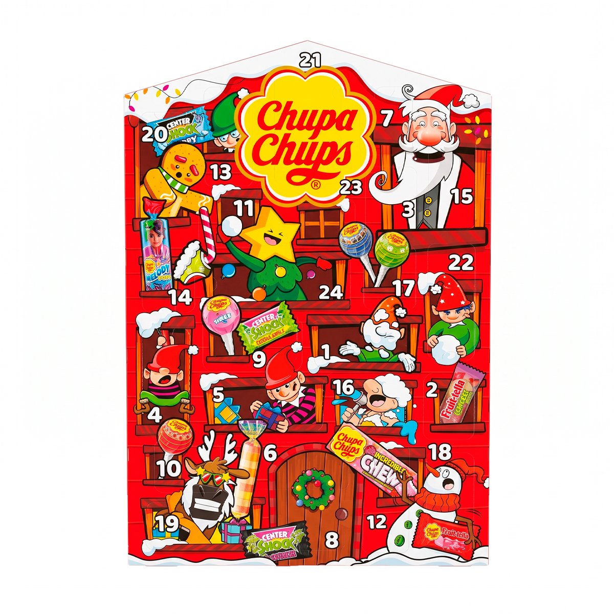 Адвент календарь Chupa Chups Advent 225г Адвент календарь Chupa Chups Advent 225г