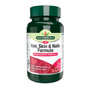 Natures Aid Hair Skin and Nails Synergistic Formula 30 tablets