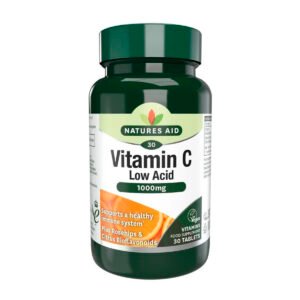 Natures Aid Vitamin C Low Acid 1000mg 30 tablets