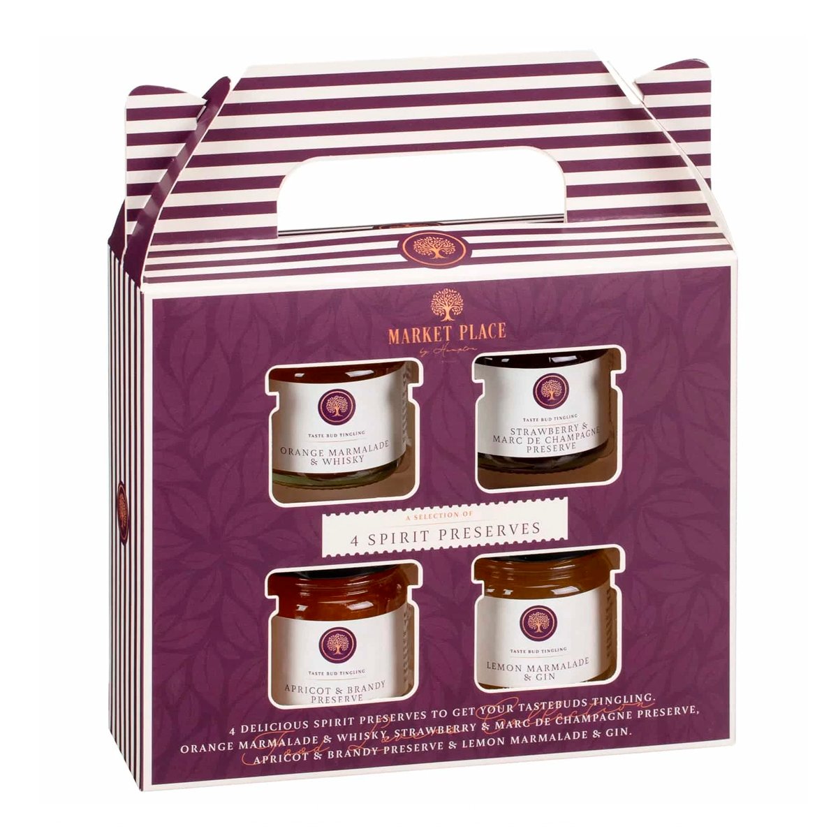 Подарочный набор Market Place 4 Spirit preserves 4x42g Подарочный набор Market Place 4 Spirit preserves 4x42g