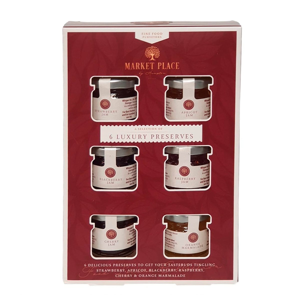 Подарочный набор Market Place Selection 6 Luxury preserves 6x32g Подарочный набор Market Place Selection 6 Luxury preserves 6x32g
