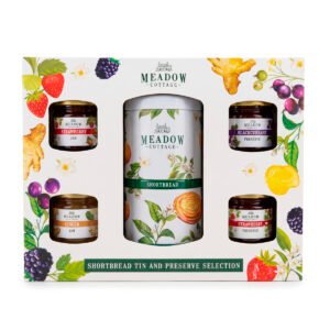 Подарочный набор Meadow Cottage Shortbread Tin and Preserve Selection