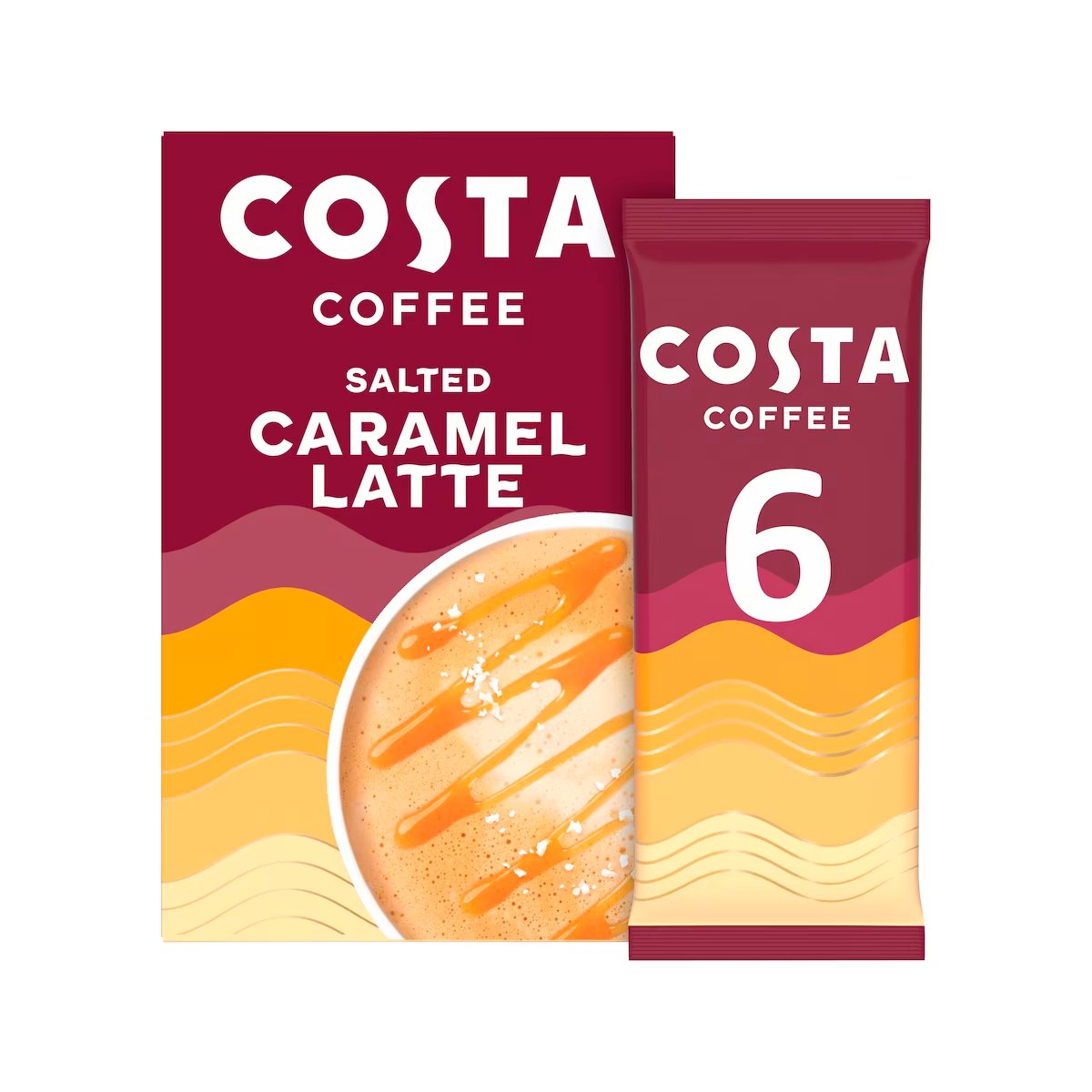 Растворимый кофе Costa Coffee Salted Caramel Latte Barista Creations 6 sachets 2 Растворимый кофе Costa Coffee Salted Caramel Latte Barista Creations 6 sachets