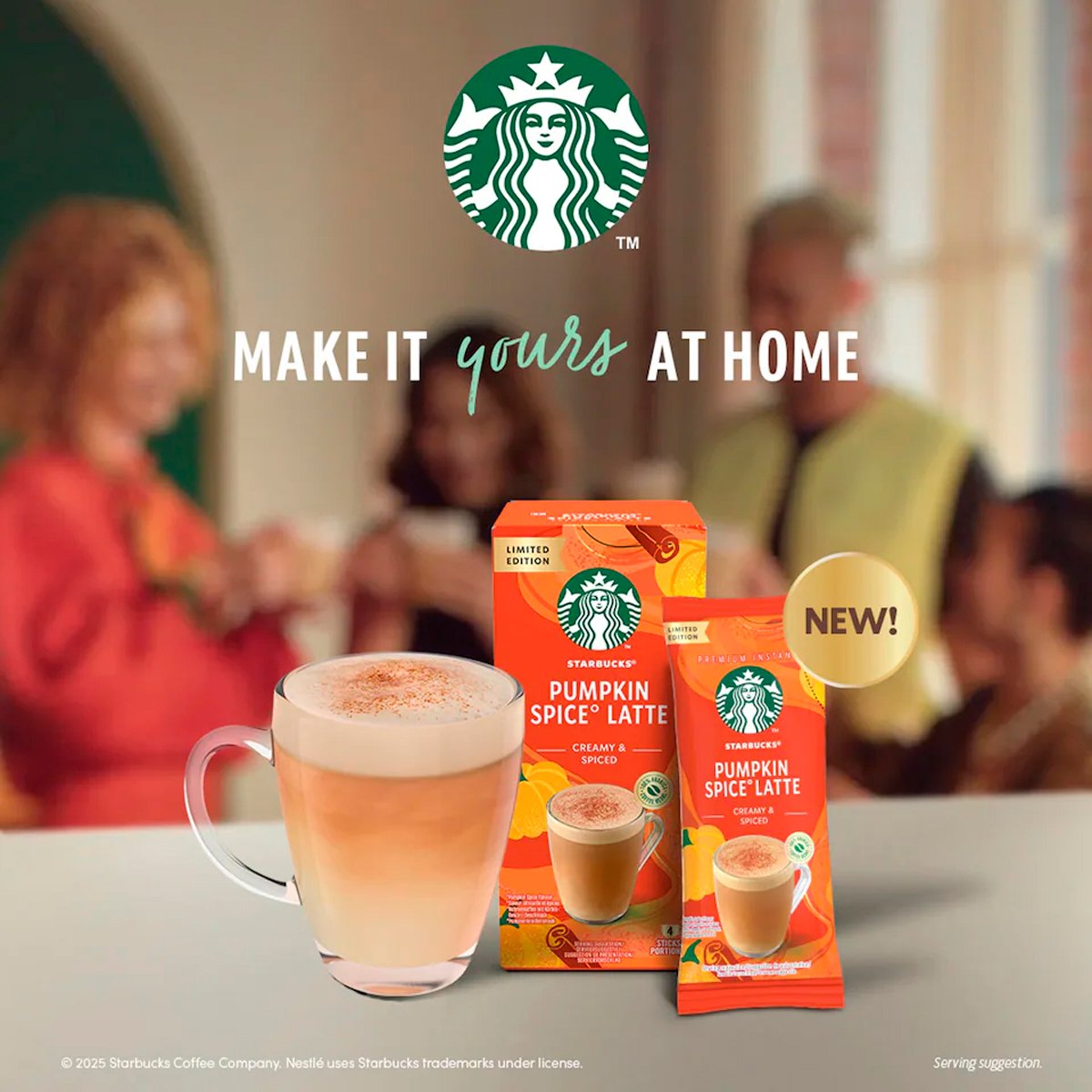 Растворимый кофе Starbucks Pumpkin Spice Latte 4 sachets 2 Растворимый кофе Starbucks Pumpkin Spice Latte 4 sachets