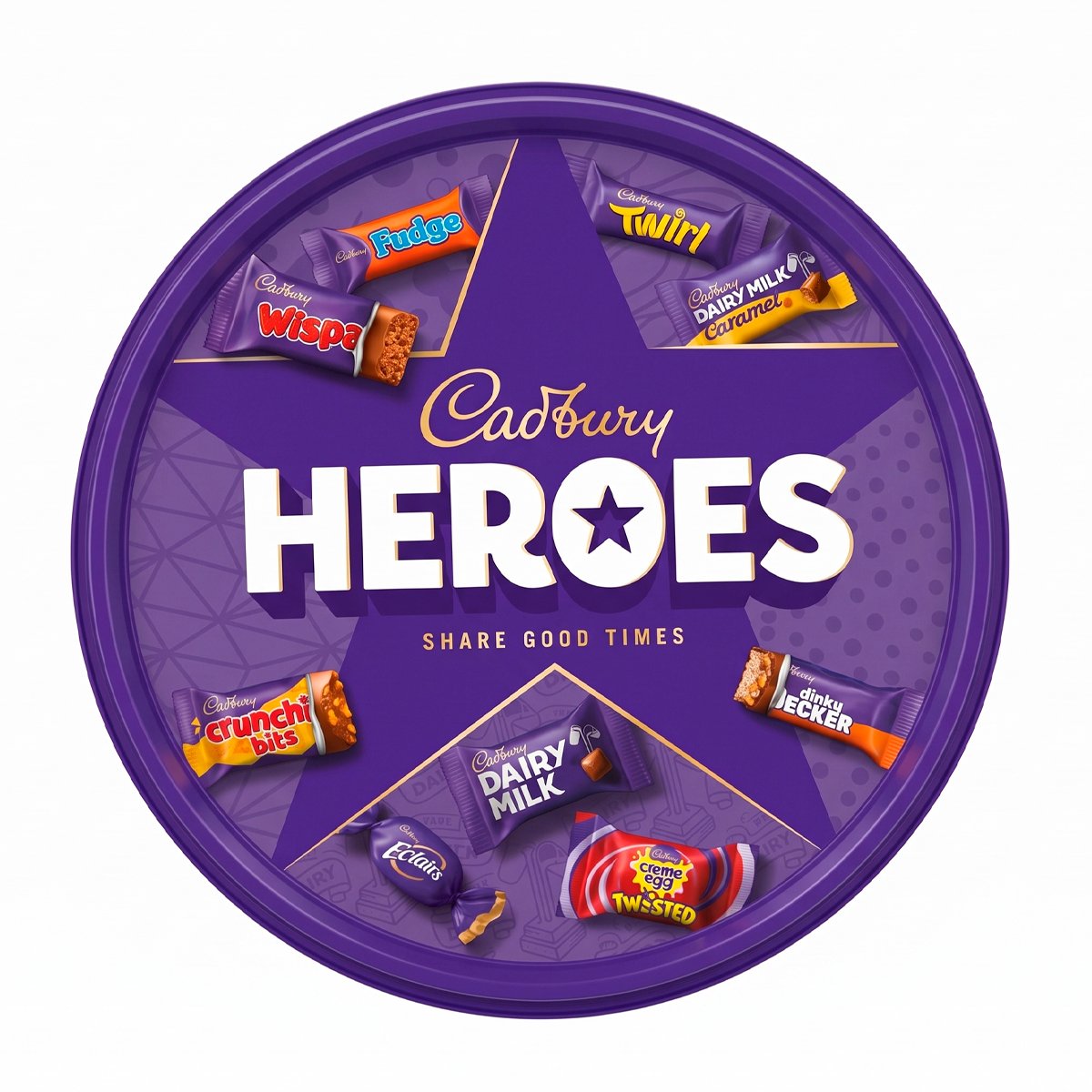 Шоколадные конфеты Cadbury Heroes Share Good Times 475g Шоколадные конфеты Cadbury Heroes Share Good Times 475g