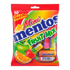 Жевательные конфеты Mentos Mini Fruit Mix 214g