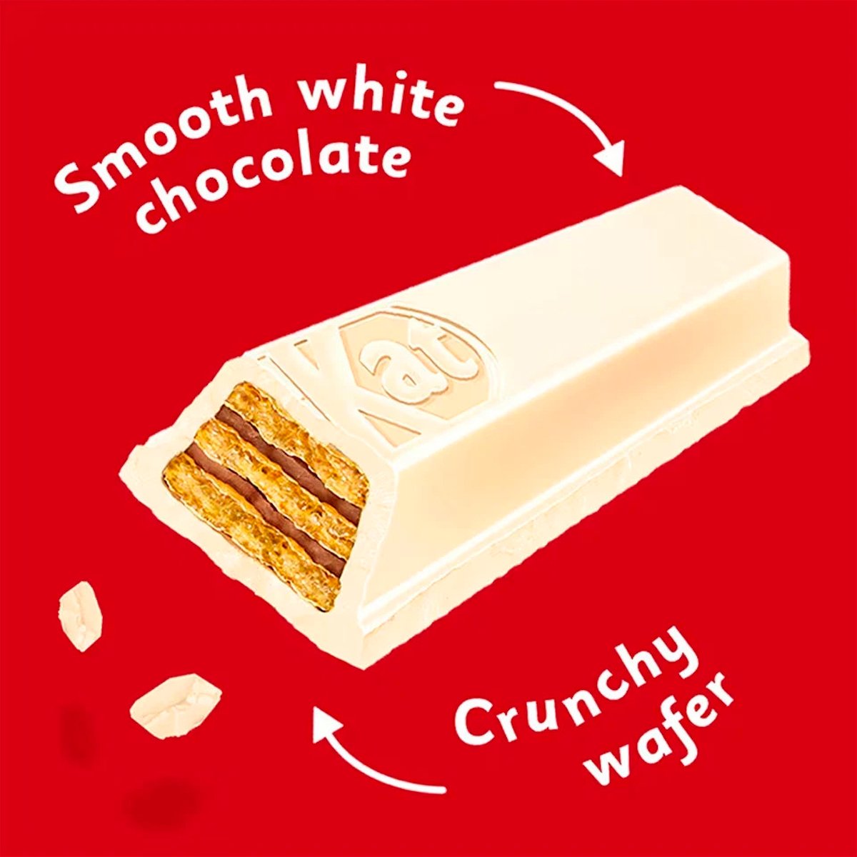 Батончики Kit Kat 2 Finger White Chocolate Wafer Bars 8 pack 2 Батончики Kit Kat 2 Finger White Chocolate Wafer Bars 8 pack