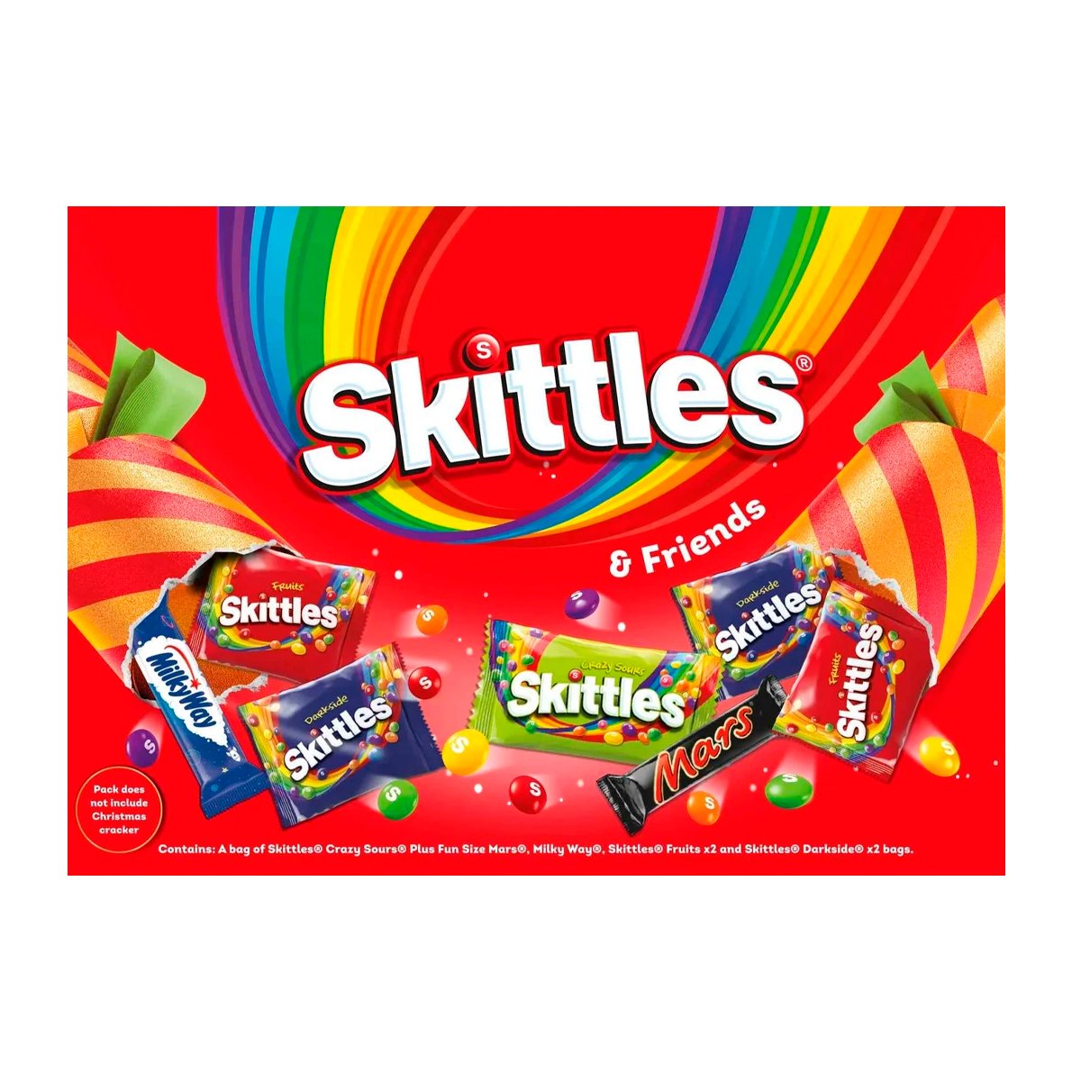Набор конфет Skittles & Friends Medium Selection Box 144g Набор конфет Skittles & Friends Medium Selection Box 144g