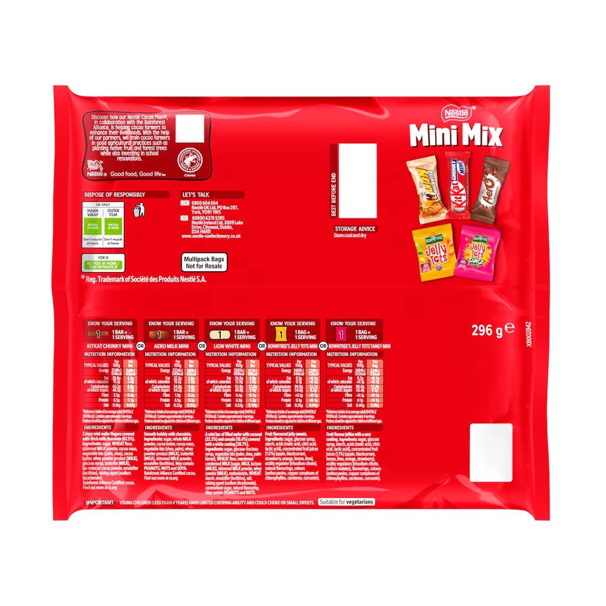 Набор сладостей Nestle Mini Mix 296g 2 Набор сладостей Nestle Mini Mix 296g