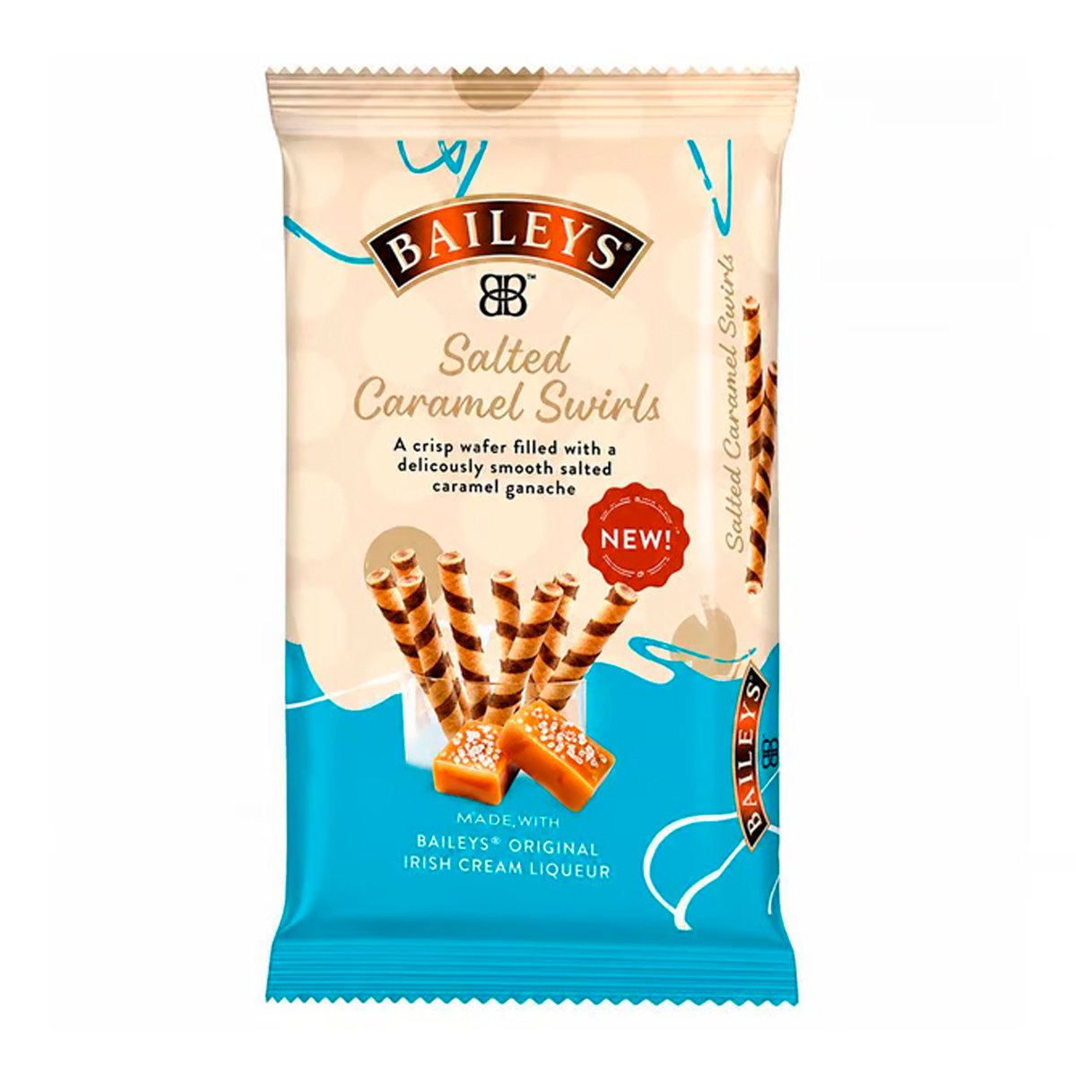 Вафельные трубочки Baileys Salted Caamel Swirls 120g Вафельные трубочки Baileys Salted Caamel Swirls 120g
